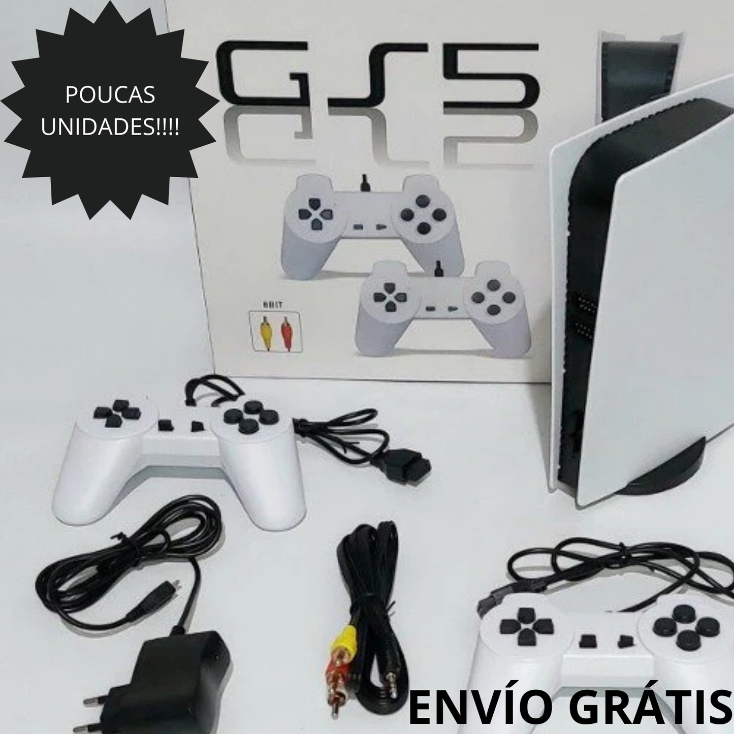 🎮✨ PROMOCIÓN! MINI CONSOLA GS5 RETRO CON 200 JUEGOS CLÁSICOS 🕹️🎉